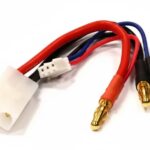 Charge Wire Cable for Tamiya Type Plug w/ JST-XH Type 2S LiPo Balance Port 100mm