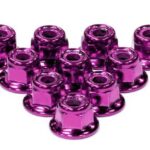 Color Flanged Lock Nut (10) 5mm Size