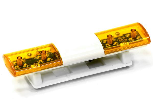 C24480YELLOW T3 Realistic Roof Top Flashing Light LED with Plastic Housing for 1/10 Scale - Image 1