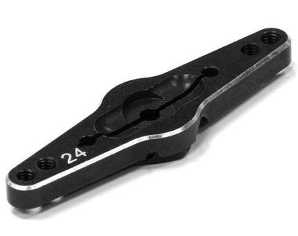 Billet Machined Double Sided Servo Horn 24T for Hitec Servo (r=20, 24mm Holes)