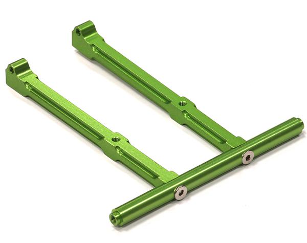 C24526GREEN Billet Machined T2 Battery Holder Brace for Axial 1/10 Wraith 2.2 AX80082 - Image 1
