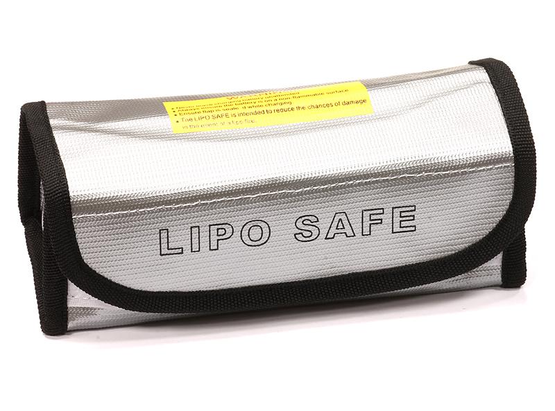 C24575SILVER LiPo Guard Large Case (165x75x65mm) for Charging and Storage - Image 1