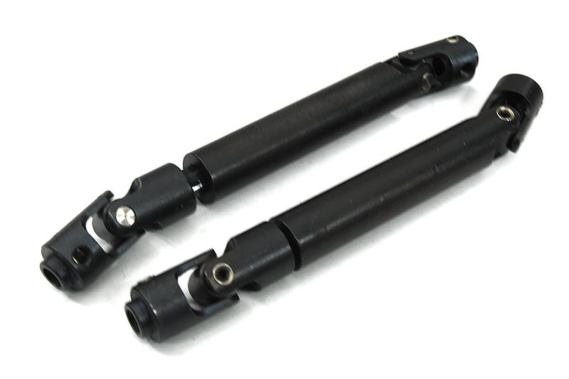 C24587BLACK Billet Machined Main Universal Drive Shaft Set for Axial Wraith 2.2 AX80084 - Image 1