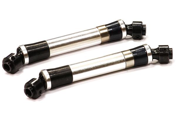 C24587SILVER Billet Machined Main Universal Drive Shaft Set for Axial Wraith 2.2 AX80084 - Image 1