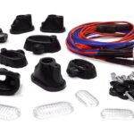 Realistic Roof Top Spot Light Set(4)Blue LED+Plastic Housing for 1/10, 1/8 & 1/5