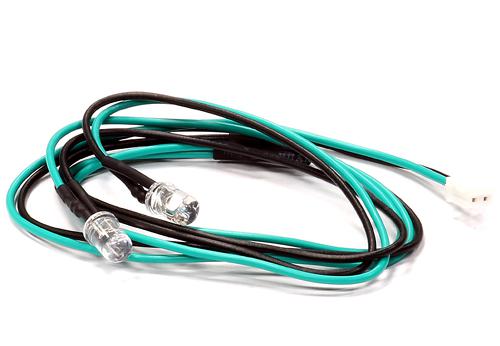 C24626GREEN 5mm LED Light 2pcs w/ Control Box Connector - Image 1