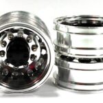 Machined Alloy Rear Dually Wheel Type 12R Set (2) for Tamiya 1/14 Scale Trucks