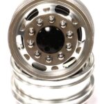 Billet Machined Alloy Front Wheel Type 12R Set (2) for Tamiya 1/14 Scale Trucks