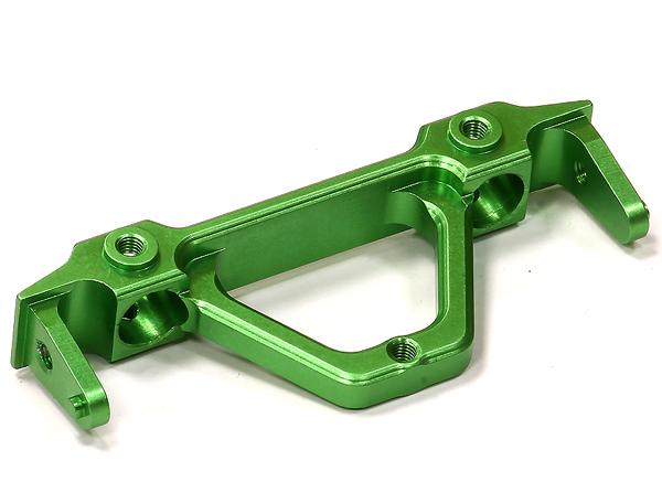 C24650GREEN Billet Machined Alloy Rear Bumper Mount for Axial SCX-10, Dingo, Honcho AX80046E - Image 1