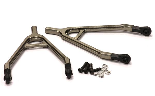 C24651GUN Billet Machined Alloy Upper Y-Arm for Axial SCX-10, Dingo & Honcho AX80043 - Image 1