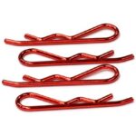 Color Body Clips Large (4) for 1/5 & 1/4 Size Vehicles