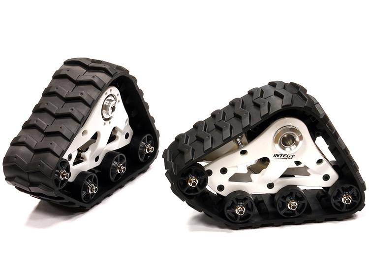 C24684WHITE Rear Snowmobile & Sandmobile Conversion for HPI 1/8 Apache SC & C1 Flux - Image 1