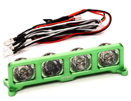 C24689GREEN Realistic Spot Light Set (4) White LED for 1/10, 1/8 & 1/5 - Image 1