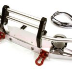 Machined Alloy Front Bumper w/ LED (2) for Axial SCX-10, Dingo & Honcho AX80044