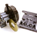 Billet Machined Main Gearbox w/ Metal Gears for Axial SCX-10 Honcho Jeep & Dingo