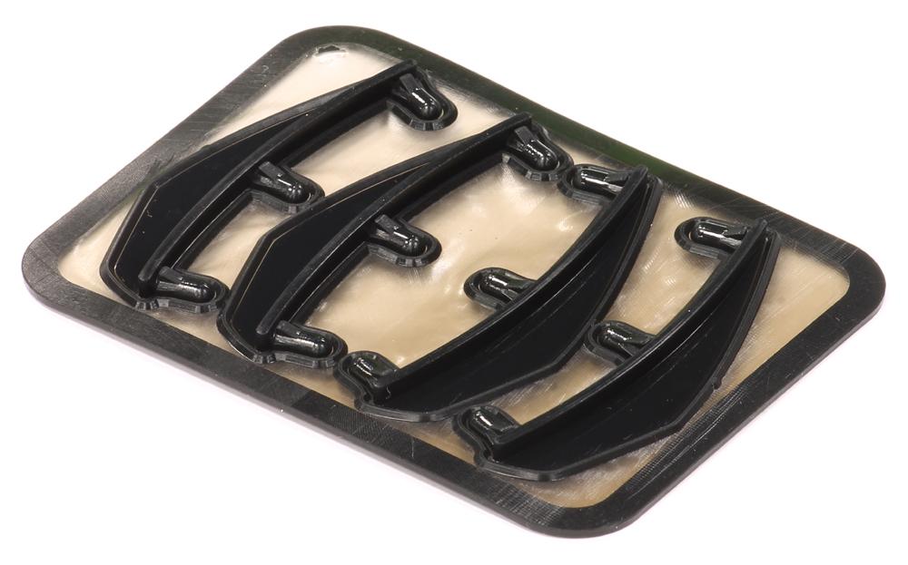 C24833 Realistic Bumper Canards for 1/10 Scale Aerodynamic Down Force - Image 1