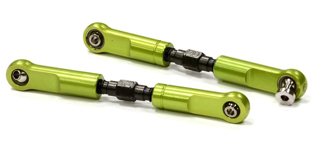 C24853GREEN Billet Machined Rear Upper Suspension Arms for HPI 1/8 Apache SC & C1 Flux - Image 1