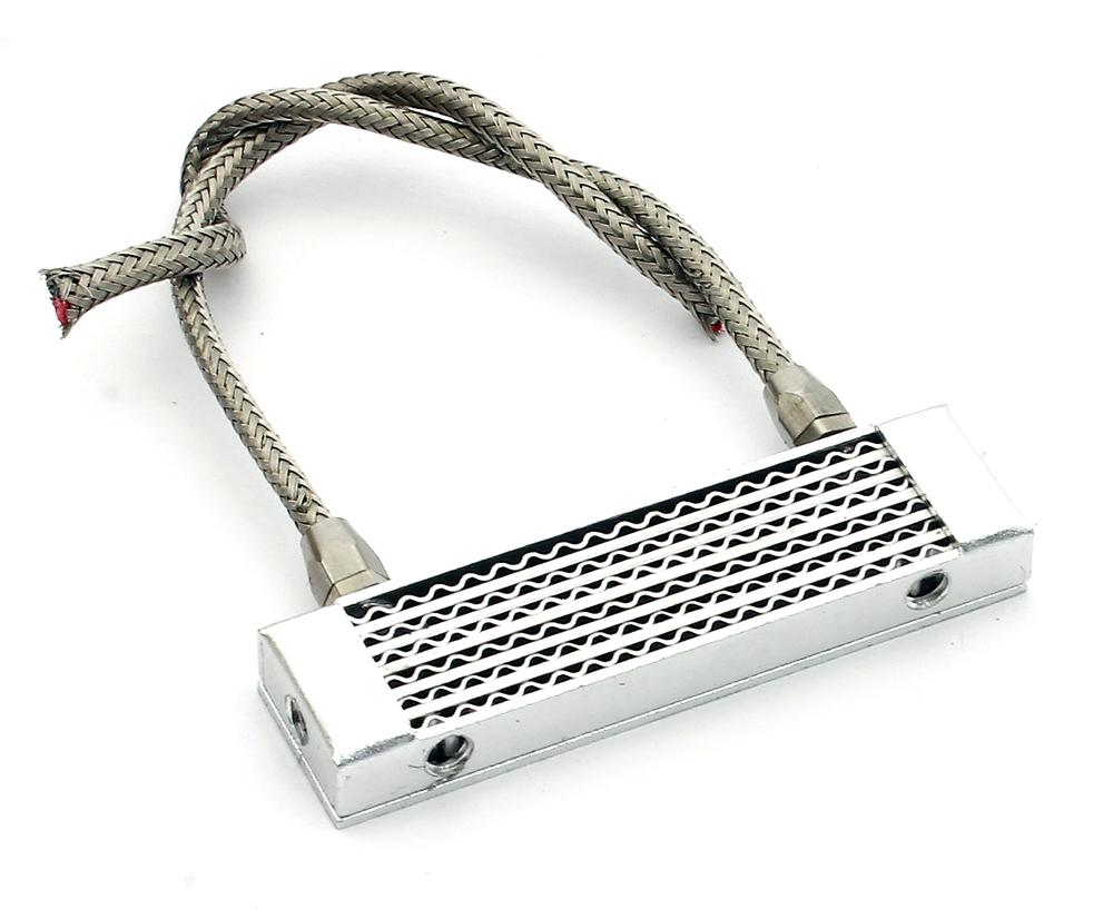 C24879SILVER Realistic Scale Front Small Water Cooler for 1/10 Size Drift - Image 1