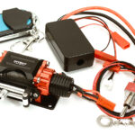 Billet Machined T3 Realistic Mega Winch w/Wireless Module for 1/10 Scale Crawler