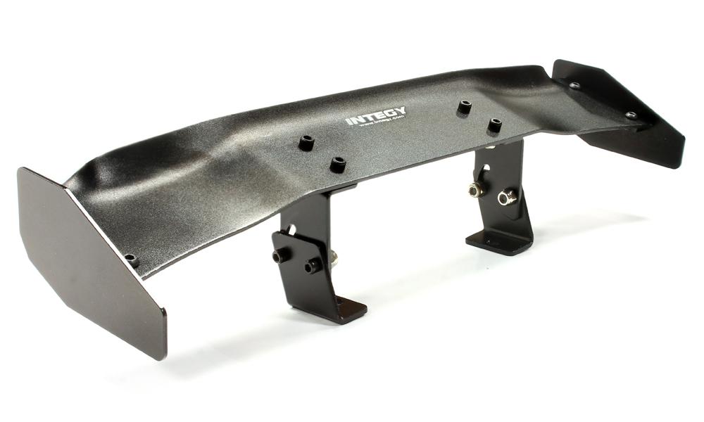 C24896BLACK Realistic 1/10 Size Aluminum Rear Wing 165mm Width - Image 1
