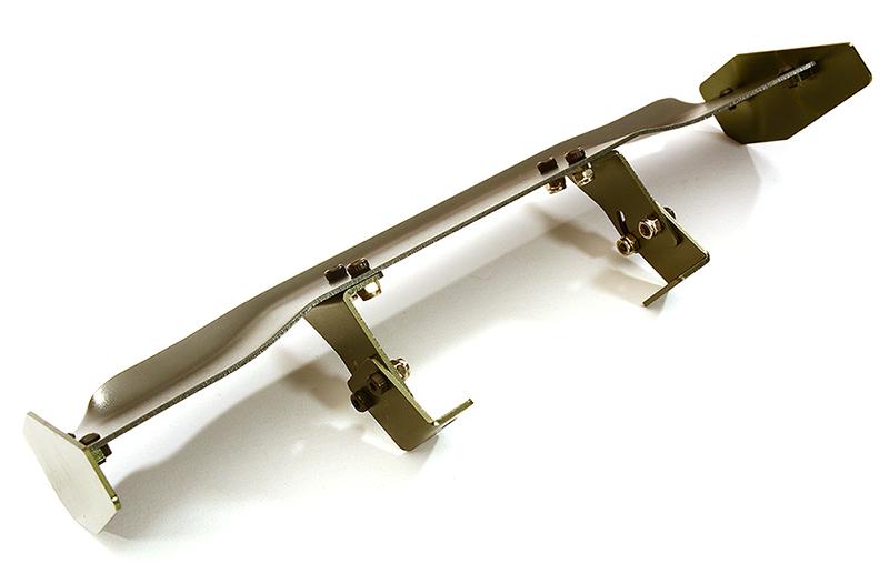 C24896GUN Realistic 1/10 Size Aluminum Rear Wing 165mm Width - Image 1