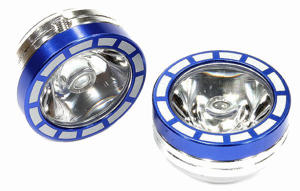 C24978BLUE Realistic Billet Machined Alloy Housing for 5mm LED (2) Light - Image 1