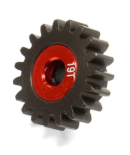 C24986 Billet Machined HD 5mm Bore Mod1 Pinion Gear 19T for HPI 1/8 Apache SC & C1 Flux - Image 1