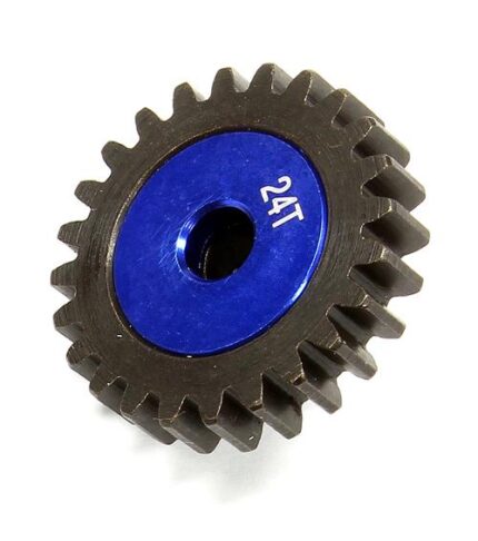 Billet Machined HD 5mm Bore Mod1 Pinion Gear 24T for HPI 1/8 Apache SC & C1 Flux