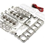 Realistic Folding Light Bar w/ 6 LED Light Set for 1/10 Size Off-Road