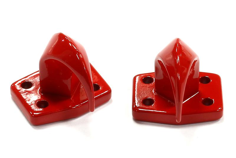 C25013RED Realistic 1/10 Bolt-On Hooks (M) for Off-Road Trail Rock Crawling - Image 1