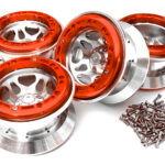 Billet Machined Alloy Type XI 5S Beadlock 2.2 Wheel(4) Set for 1/10 Rock Crawler