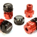 Billet Machined 17mm Wheel Hex (4) +6mm Offset for T-Maxx, 1/10 Revo & Summit