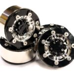 High Mass 1.9 Size Alloy 7 Spoke Beadlock Wheel (4) for Scale Off-Road Crawler