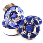 High Mass 1.9 Size Alloy 7 Spoke Beadlock Wheel (4) for Scale Off-Road Crawler