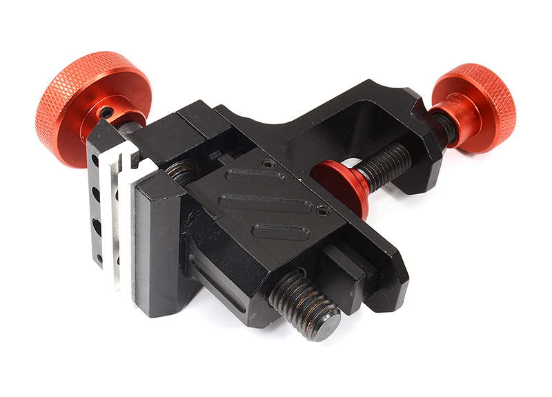 C25107 Billet Machined Tabletop Clamp Base Mini Bench Vise for 1/10 to 1/8 Scale Model - Image 1