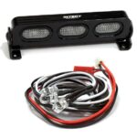 Realistic T2 Adjustable Spot Light Bar (3) w/ LED for 1/10 & 1/8 Scale