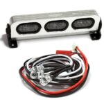 Realistic T2 Adjustable Spot Light Bar (3) w/ LED for 1/10 & 1/8 Scale