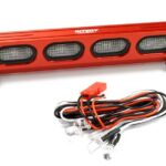 Realistic T3 Adjustable Spot Light Bar (4) w/ LED for 1/10 & 1/8 Scale