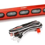 Realistic T4 Adjustable Spot Light Bar (5) w/ LED for 1/10 & 1/8 Scale