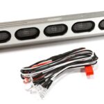 Realistic T4 Adjustable Spot Light Bar (5) w/ LED for 1/10 & 1/8 Scale