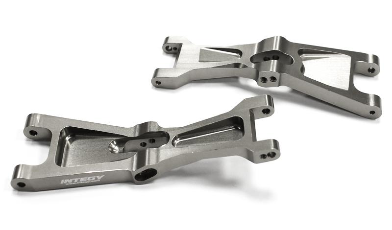 C25148GREY Billet Machined Front Suspension Arms for Associated SC10B Off-Road - Image 1