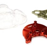 Machined Heatsink Motor Mount w/ Spur Gear Cover for SCX-10 Dingo, Honcho & Jeep