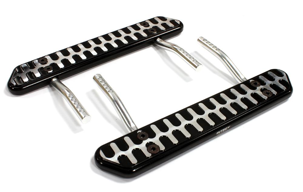 C25165BLACK Billet Machined Realistic Side Step for SCX-10, Dingo, Honcho & Jeep - Image 1