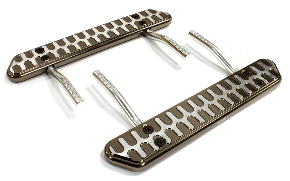 C25165GUN Billet Machined Realistic Side Step for SCX-10, Dingo, Honcho & Jeep - Image 1