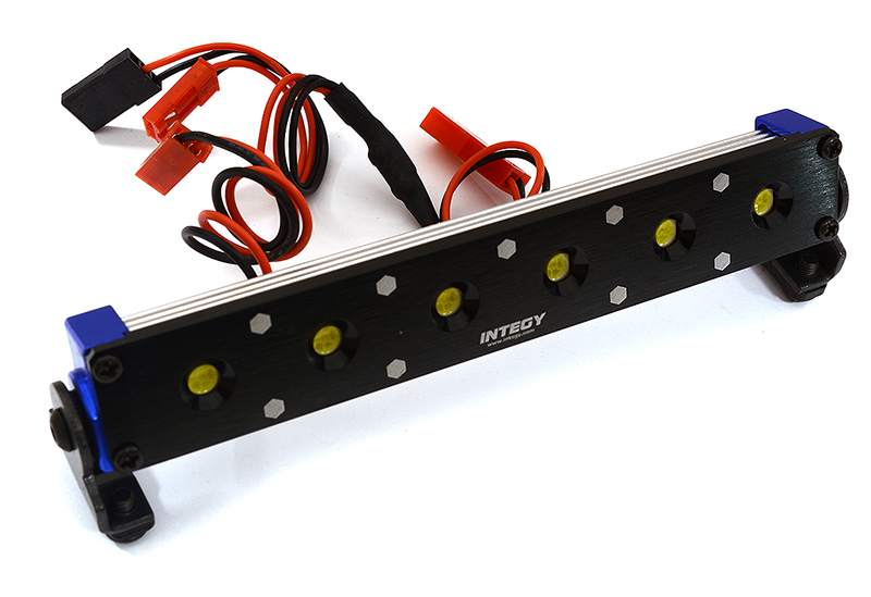 C25203BLUE Billet Machined T5 Realistic Roof Top Spot White LED (6) Light Set - Image 1