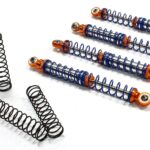 Billet Shock Set (4) for SCX-10 Dingo, Honcho & Jeep (L=112mm)