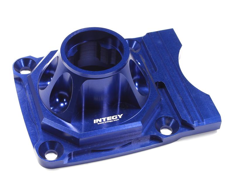 C25221BLUE Billet Machined T2 Clutch Carrier Mount Housing for Losi 5ive-T - Blue - Image 1