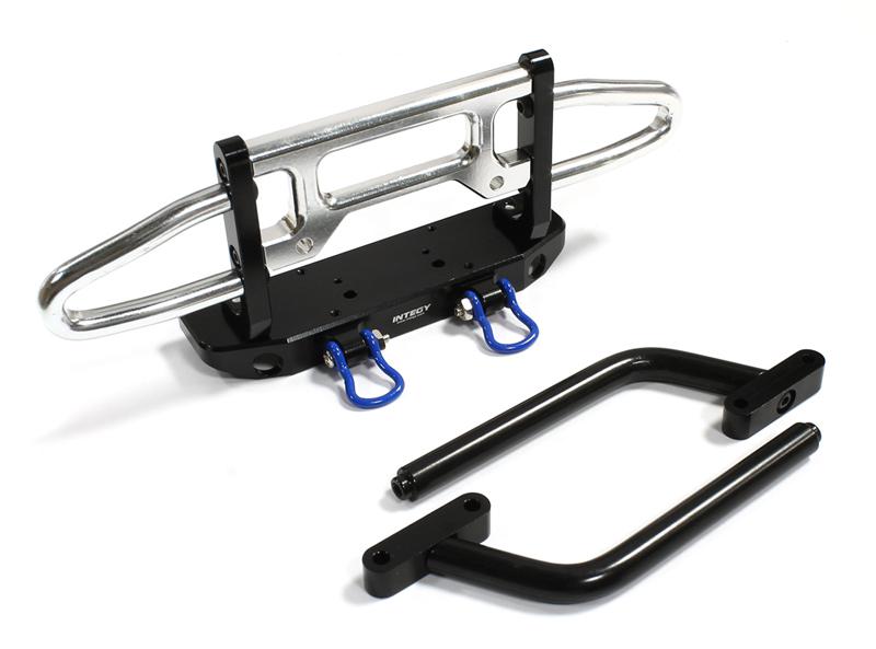 C25245BLACK Billet Machined Alloy T3 Realistic Front Bumper Set for Axial 1/10 Wraith 2.2 - Image 1