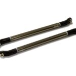 120mm-123mm Type Suspension Links w/ Angled Rod Ends for SCX-10 & Other Crawlers