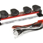 Billet Machined T7 Realistic Roof Top Spot White LED (4) Light Set